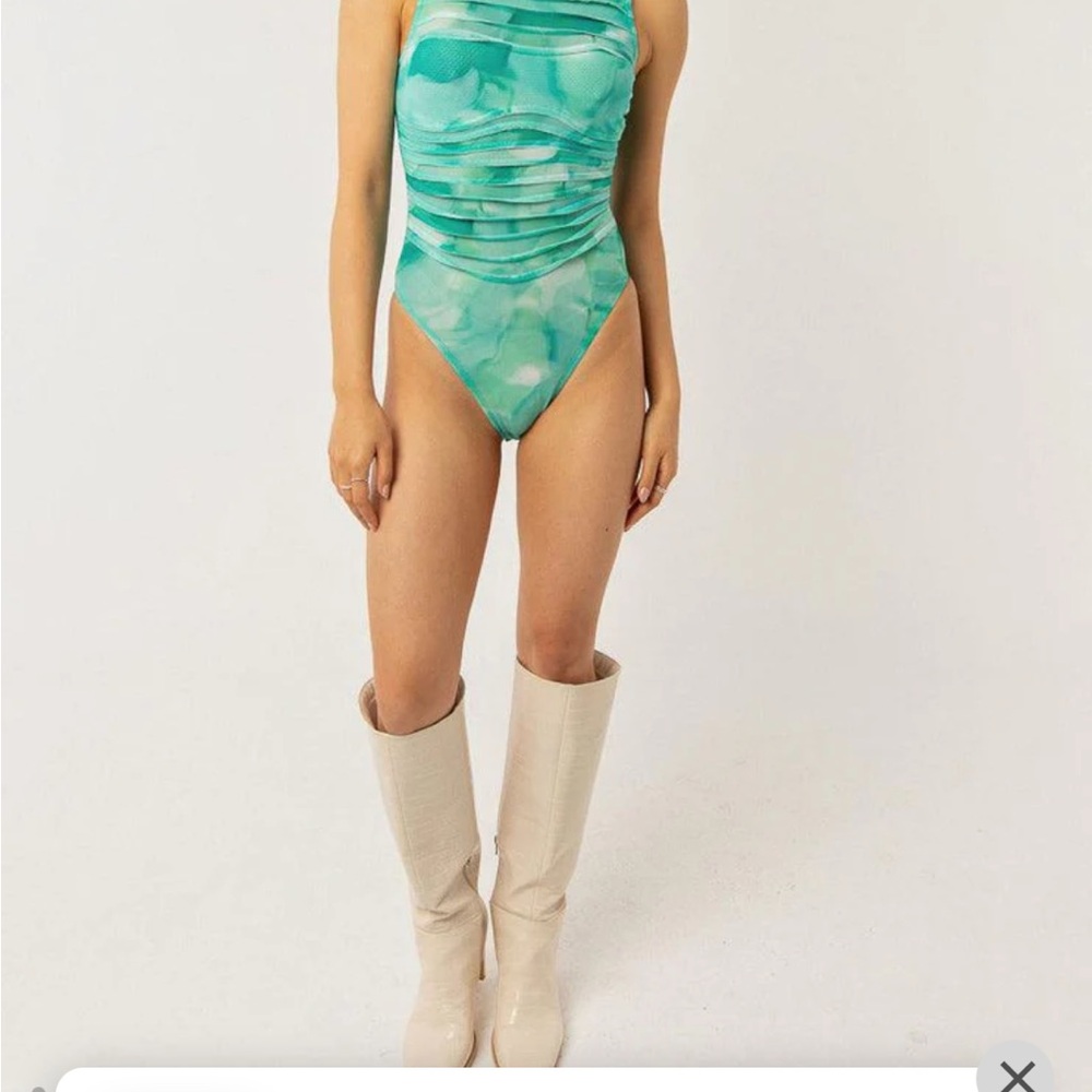 Stylish Green bodysuit